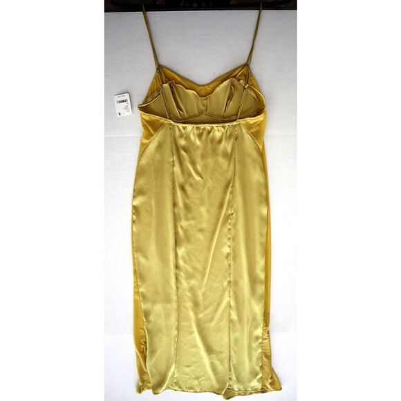 Intimately Free People OB1584646 Women's Sz XS Yellow City Cool Slip Dress - Picture 2 of 9